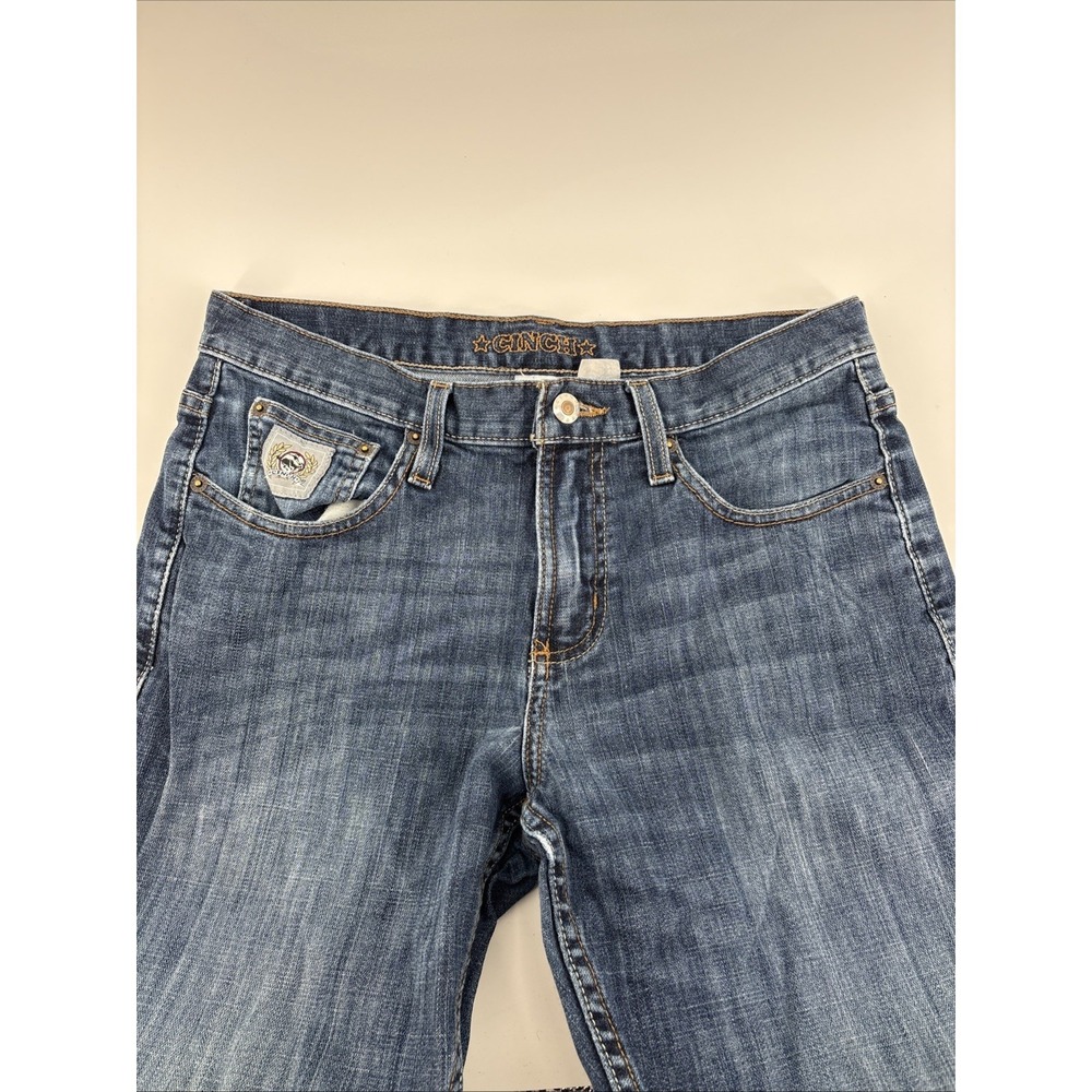 Cinch Jeans Mens 29x34 Blue Denim Casual Western Workwear Cowboy